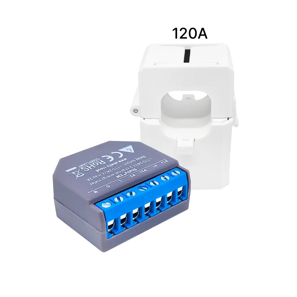 Shelly EM + 120A Clamp