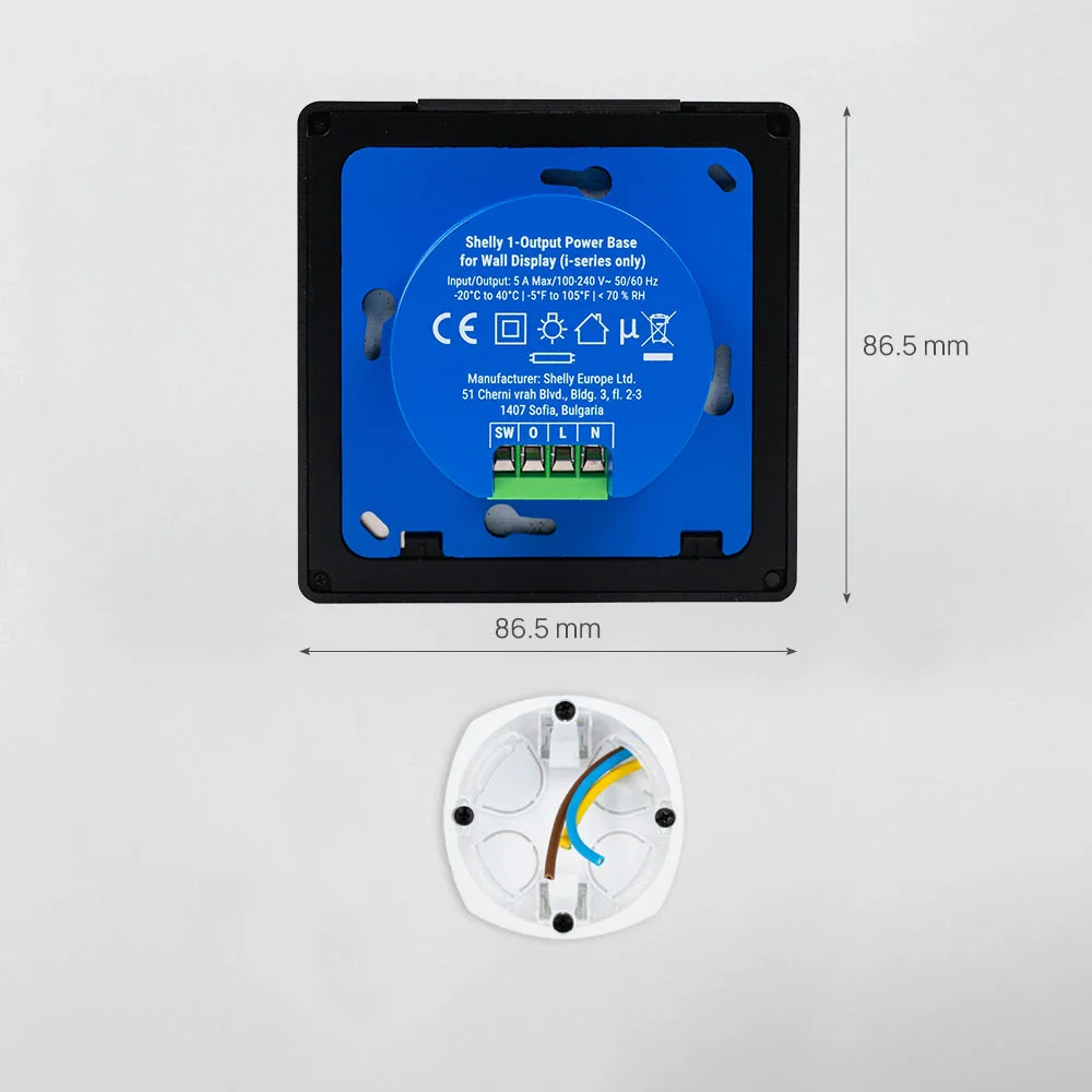 Shelly Wall Display X1i Black - Image 4