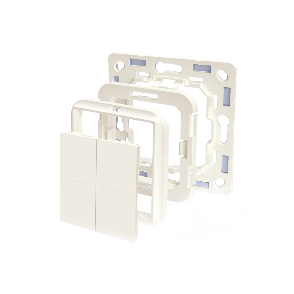 Shelly BLU WS4 + Busch-Jaeger Adapter